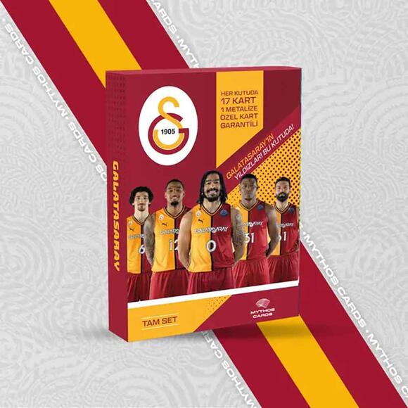 Mythos Galatasaray Sezon Kadın Basketbol Kart Serisi - Karton Kutu 2024-2025 (15 Kart)