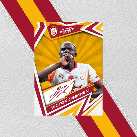 Mythos Galatasaray Sezon Kartları 2025/26 - Metal Kutu