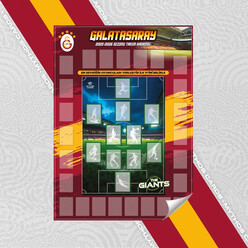 Mythos Galatasaray The Giants 2025/26 Sezonu Dev Poster ve Çıkartma Seti - Thumbnail