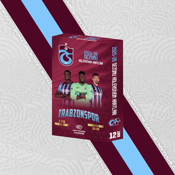 Mythos Trabzonspor 2025-2026 Sezonu Koleksiyon Kartları Karton Kutu