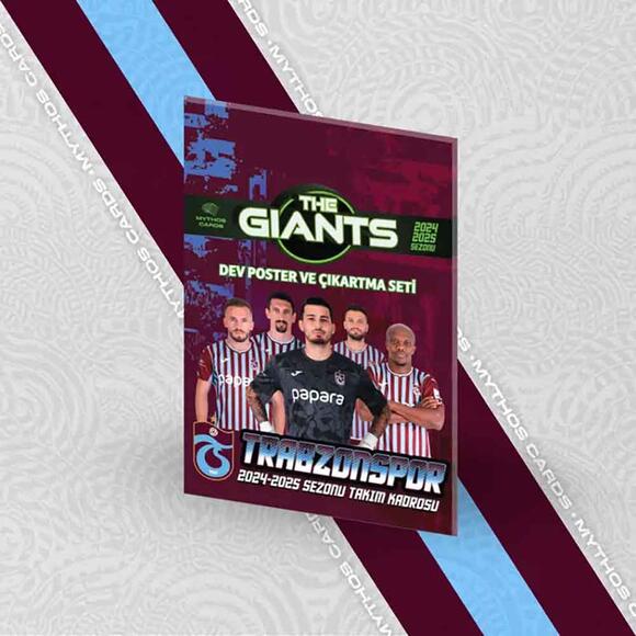 Mythos Trabzonspor The Giants 2024/25 Sezonu Dev Poster ve Çıkartma Seti