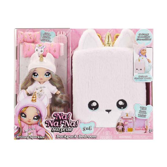 Na! Na! Na! Surprise 3ü1 Arada Büyük Sırt Çantalı Set - Britney Sparkles 592358
