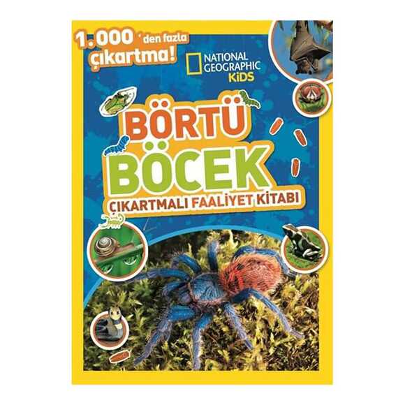 National Geographic Kids - Börtü Böcek Çıkartmalı Faaliyet Kitabı