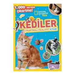 National Geographic Kids - Kediler Çıkartmalı Faaliyet Kitabı - Thumbnail