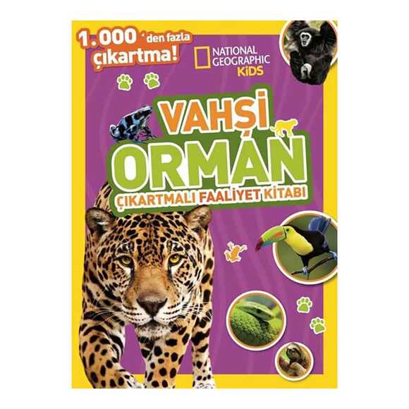 National Geographic Kids - Vahşi Orman Çıkartmalı Faaliyet Kitabı