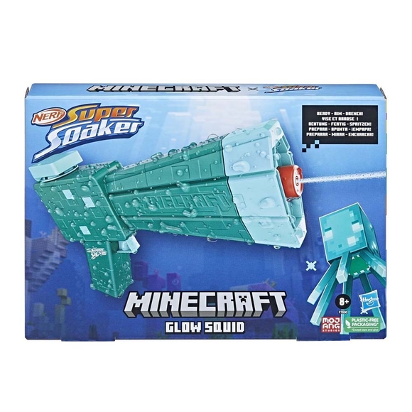 Nerf Super Soaker Minecraft Glow Squid F7600