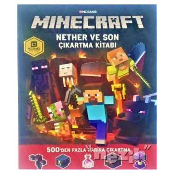 Nether ve Son Çıkartma Kitabı - Minecraft