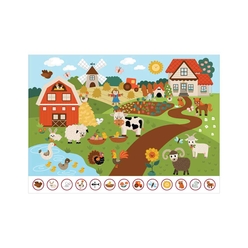 Neverland Ara Ve Bul Farm Friends (Çiftlik Arkadaşları) 50 Parça Puzzle NL415 - Thumbnail