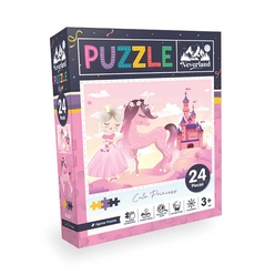 Neverland Cute Princess (Sevimli Prenses) 24 Parça Puzzle NL407 - Thumbnail