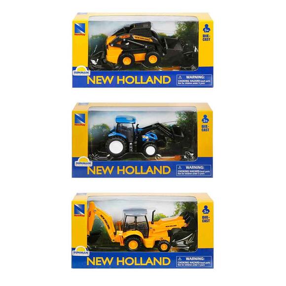 New Ray New Holland İnşaat Araçları 3 Asorti S00032123