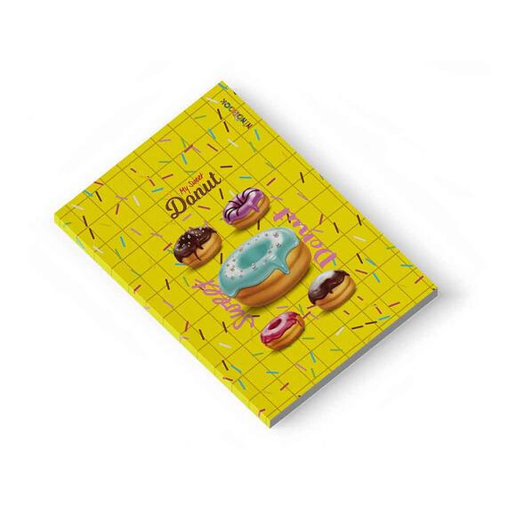 Ninobook Mixed Doughnuts Big Çizgisiz 144 Sayfa Defter