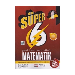 Nitelik 6.Sınıf Yeni Nesil Süper Matematik Soru Kitabı - Thumbnail