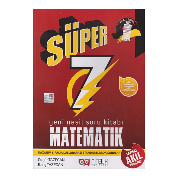 Nitelik 7.Sınıf Süper Matematik Soru Kitabı