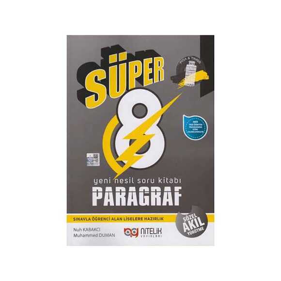 Nitelik 8.Sınıf Süper Paragraf Soru Bankası 