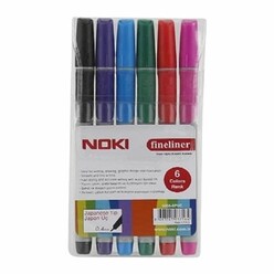 Noki - Noki Keçeli Kalem 6Lı Pvc 6068-6