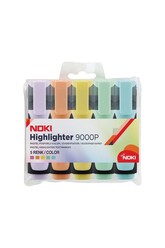 Noki - Noki Pastel Fosforlu Kalem 5Li Pvc 9000P5Pvc