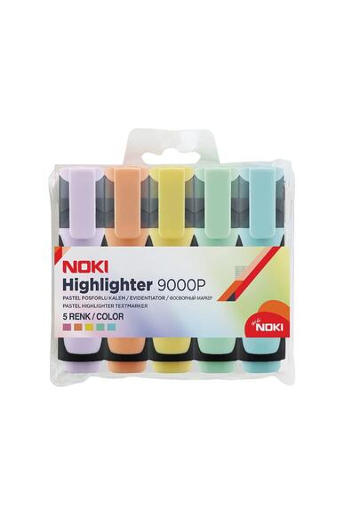 Noki Pastel Fosforlu Kalem 5Li Pvc 9000P5Pvc