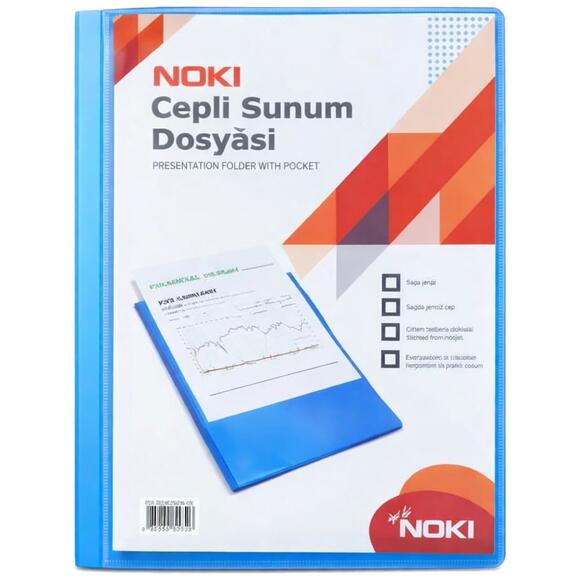 Noki Sunum Dosyası Cepli 20’li Mavi