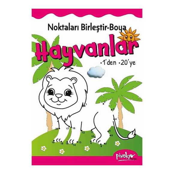 Noktaları Birleştir Boya Hayvanlar 1’den 20’ye