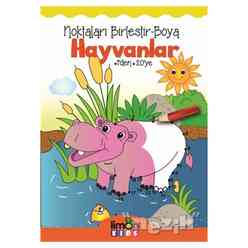 Limon Kids Yayınları - Noktaları Birleştir Boya Hayvanlar 1’den 20’ye