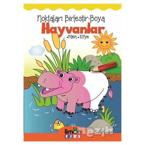 Noktaları Birleştir Boya Hayvanlar 1’den 20’ye