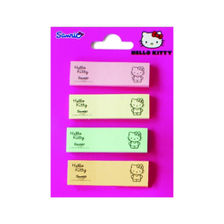 Notix Ayraç Hello Kitty Pastel Renkler 25 Yaprak 4x15x50 mm - Thumbnail