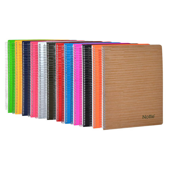 Notte A4 Pastel Sert Kapak Kareli Defter 80 Yaprak