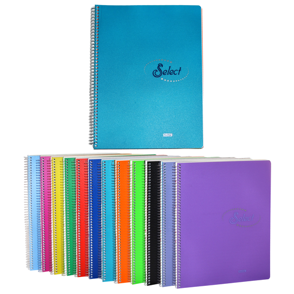 Notte C5 Spiralli Select Kareli Defter 120 Yaprak