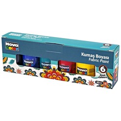 Nova Color - Nova Color Kumaş Boyası Şişe 6 Renk 30 ml Nc-188 
