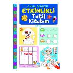 Okul Öncesi Etkinlikli Tatil Kitabım 3-4 Yaş - Thumbnail