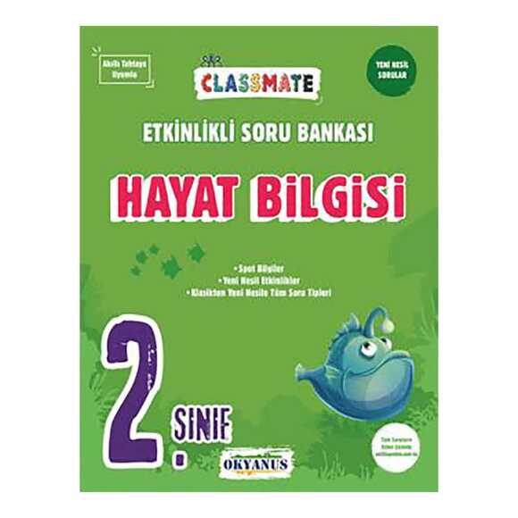 Okyanus 2.Sınıf Classmate Hayat Bilgisi Soru Bankası