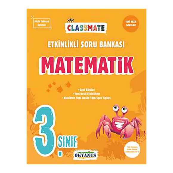 Okyanus 3.Sınıf Classmate Matematik Soru Bankası