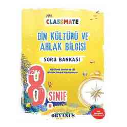 Okyanus Yayıncılık - Okyanus 8. Sınıf Classmate Din Kültürü ve Ahlak Bilgisi Soru Bankası