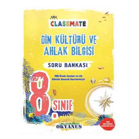 Okyanus 8. Sınıf Classmate Din Kültürü ve Ahlak Bilgisi Soru Bankası