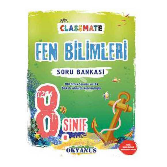 Okyanus 8. Sınıf Classmate Fen Bilimleri Soru Bankası