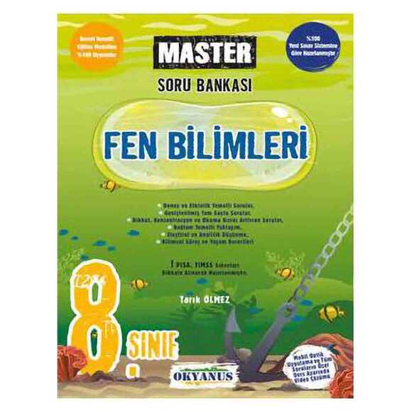 Okyanus 8. Sınıf Fen Bilimleri Master Soru Bankası