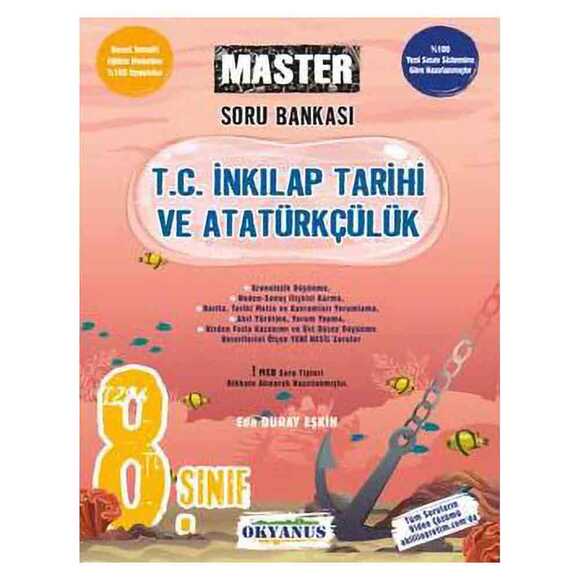 Okyanus 8. Sınıf Master T.C. İnkılap Tarihi ve Atatürkçülük Soru Bankası