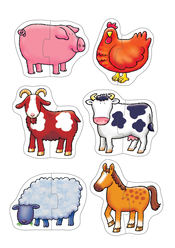 Orchard Çiftlik Hayvanları 6’lı Puzzle 202 - Thumbnail