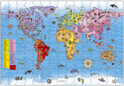 Orchard Dünya Haritası 150 Parça Puzzle 280 - Thumbnail