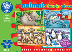 Orchard Hayvanlar 4’lü Puzzle 220 - Thumbnail