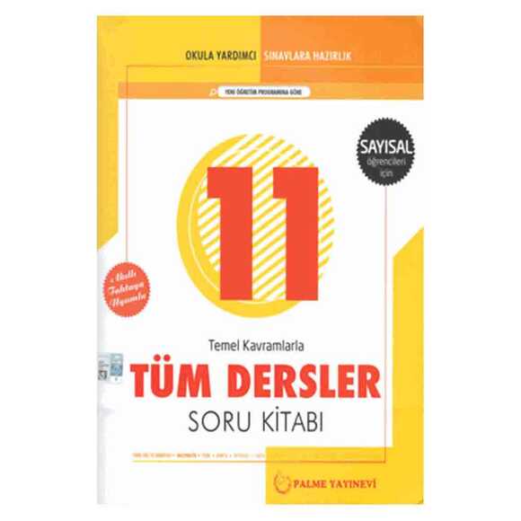 Palme 11. Sınıf Tüm Dersler Soru Bankası Sayısal