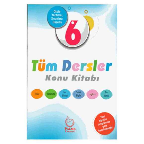 Palme 6. Sınıf Tüm Dersler Konu Kitabı
