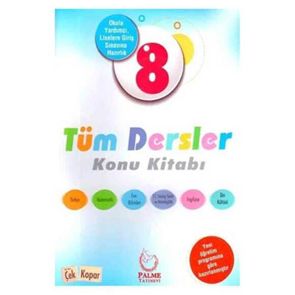 Palme 8. Sınıf Tüm Dersler Konu Kitabı