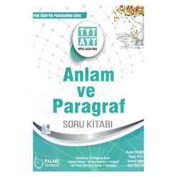 Palme Yayıncılık - Palme TYT-AYT Anlam ve Paragraf Soru Kitabı