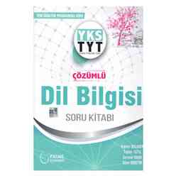 Palme Yayıncılık - Palme YKS-TYT 5 Çözümlü Dil Bilgisi Soru Kitabı