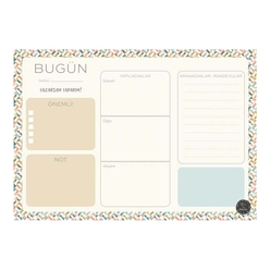 Paloma Ajanda - Paloma Ajanda Süresiz Günlük Planlayıcı Geometrik Desenli