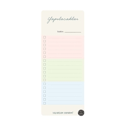 Paloma Ajanda - Paloma Ajanda Yapılacaklar Bloknot Minimal Desenli