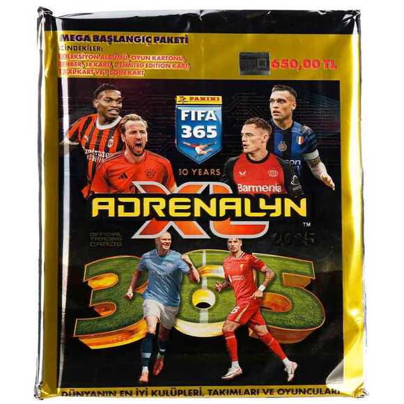 Panini Fifa 365 Adrenalyn 2025 Mega Başlangıç Paketi