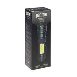 Panther - Panther PT-4018 Usb Şarjlı El Feneri
