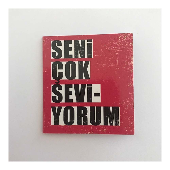 Pape Mini Kart Seni Çok Seviyorum 6744